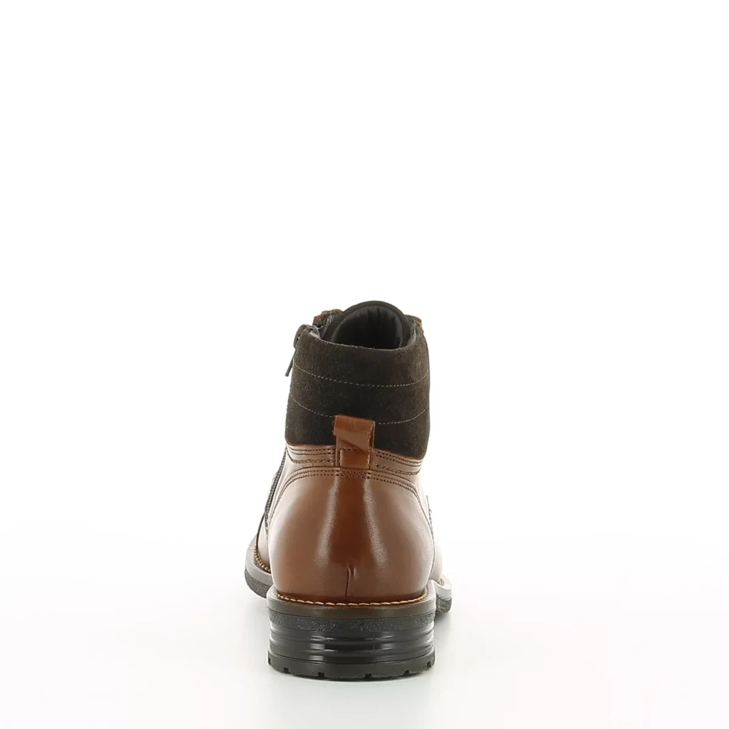 Image (3) de la chaussures Trek Stone - Bottines Cuir naturel / Cognac en Cuir