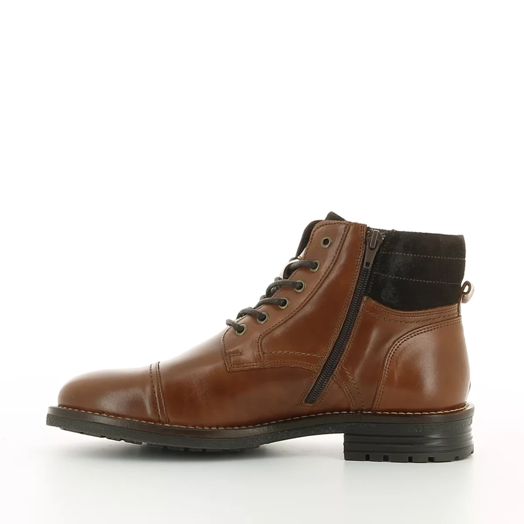 Image (4) de la chaussures Trek Stone - Bottines Cuir naturel / Cognac en Cuir