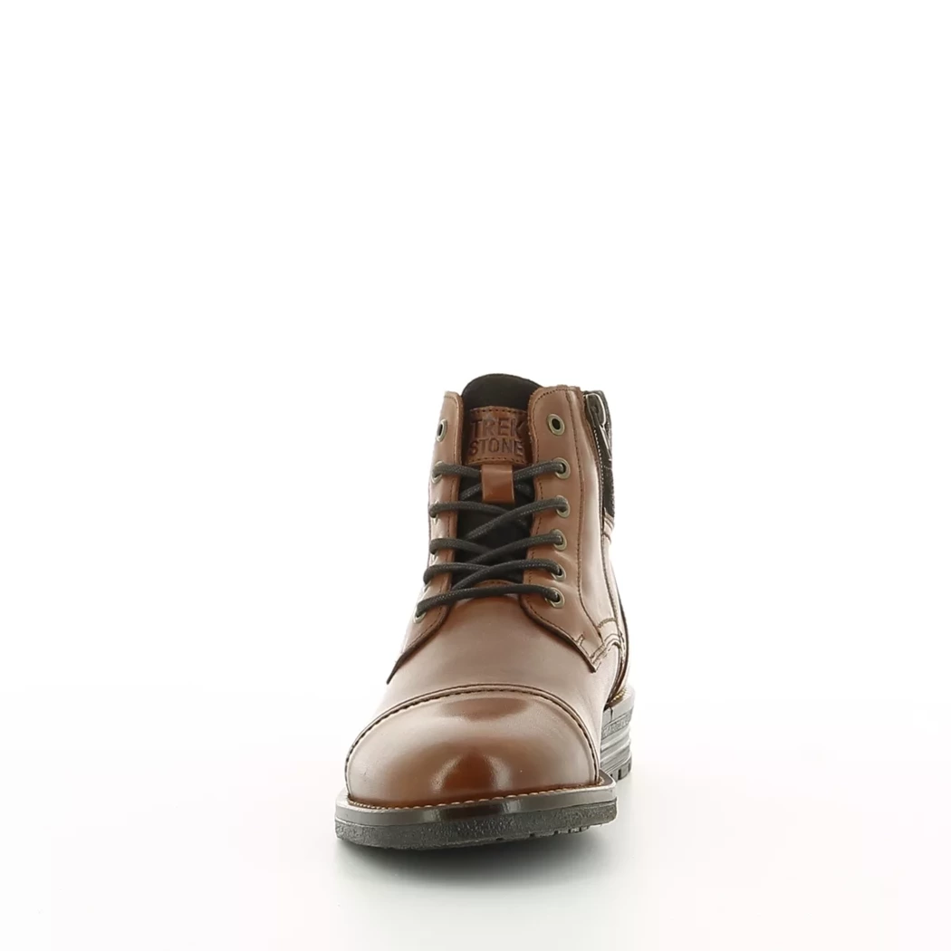 Image (5) de la chaussures Trek Stone - Bottines Cuir naturel / Cognac en Cuir