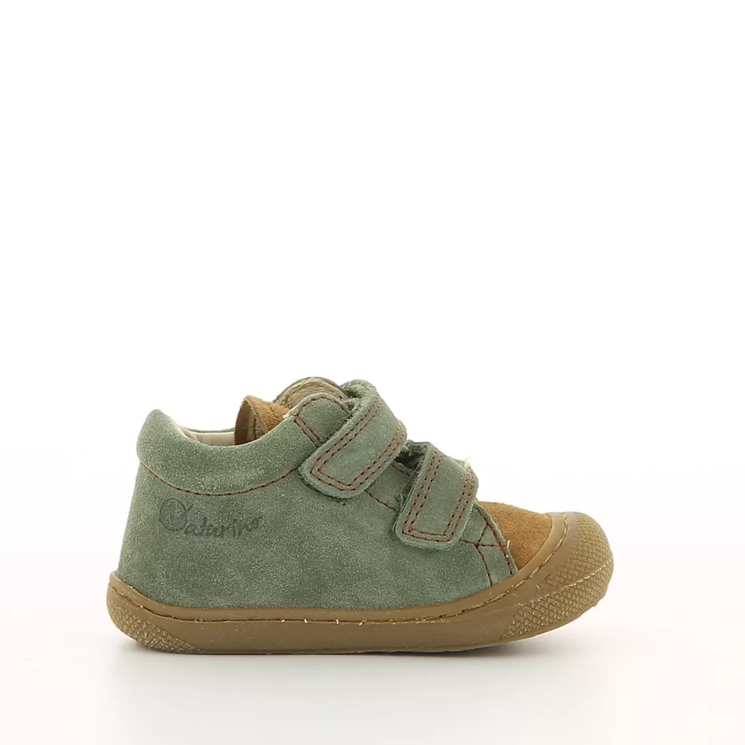 Image (2) de la chaussures Naturino - Bottines Vert en Cuir nubuck