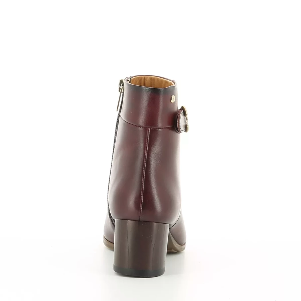 Image (3) de la chaussures Pikolinos - Boots Bordeaux en Cuir