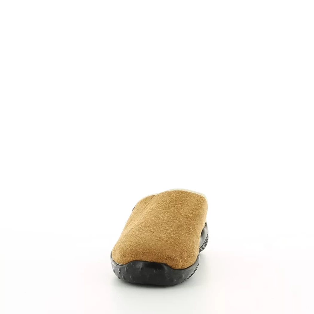 Image (5) de la chaussures Airplum - Pantoufles et Chaussons Cuir naturel / Cognac en Textile