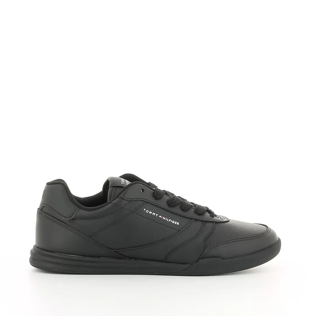Image (2) de la chaussures Tommy Hilfiger - Baskets Noir en Cuir