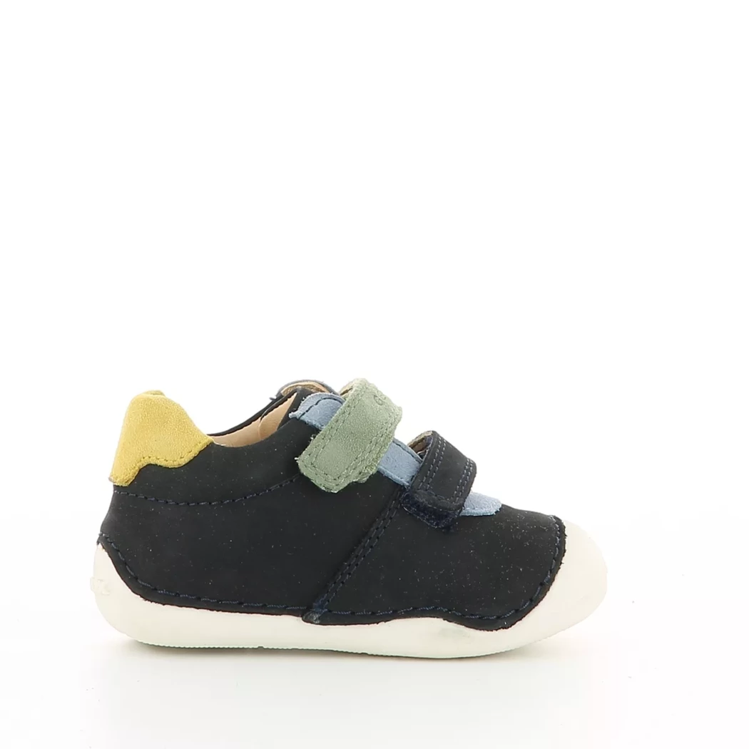Image (2) de la chaussures Geox - Bottines Bleu en Cuir nubuck