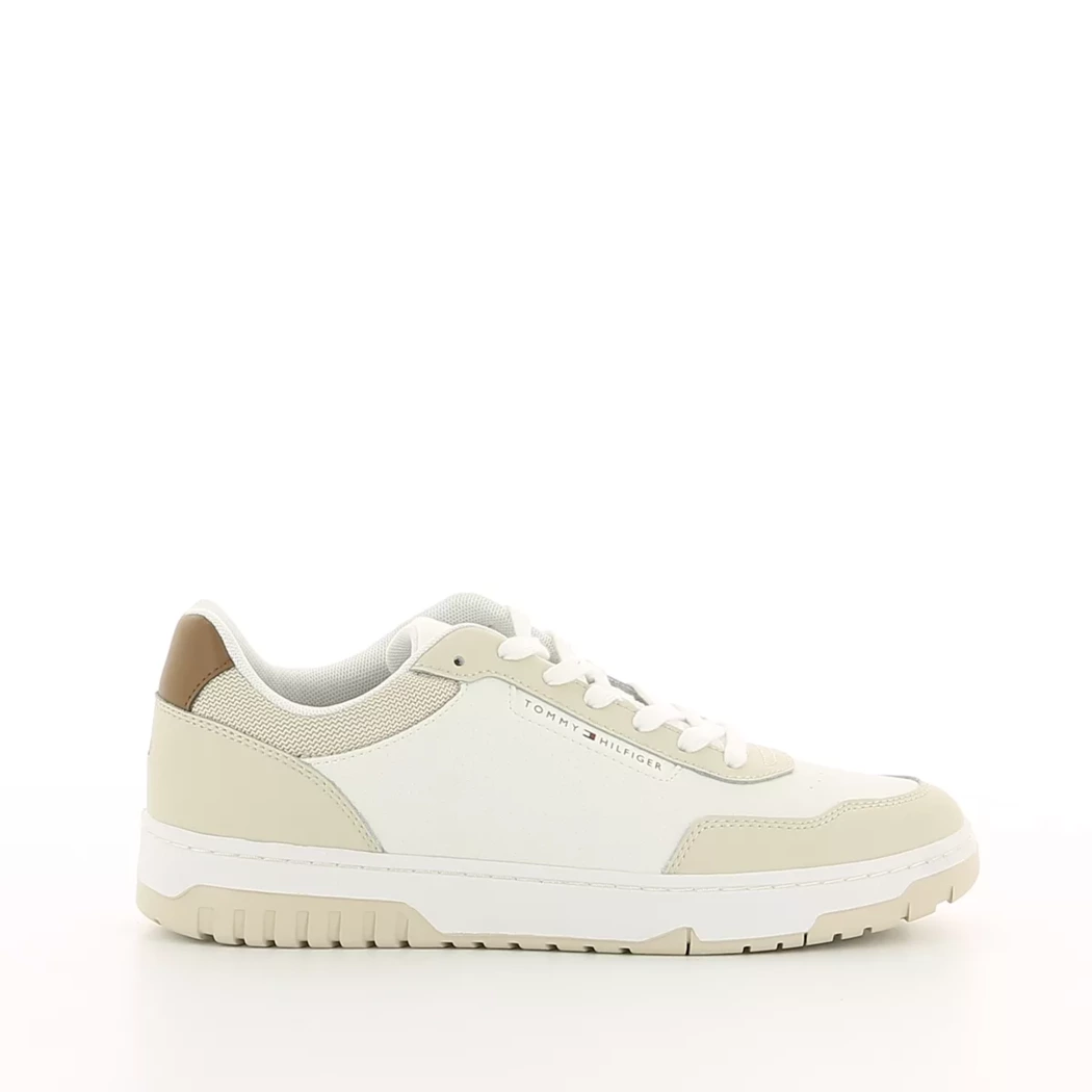 Image (2) de la chaussures Tommy Hilfiger - Baskets Beige en Cuir