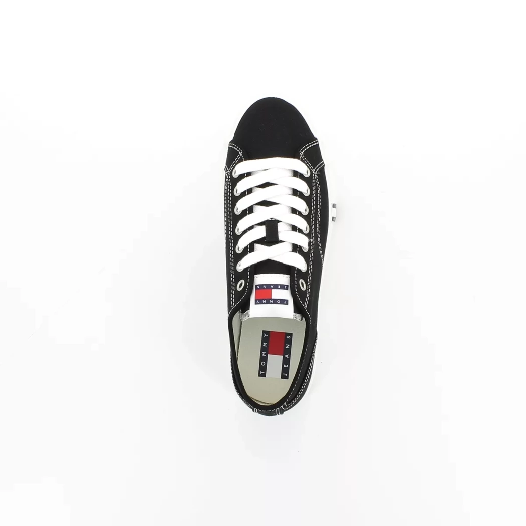Image (6) de la chaussures Tommy jeans - Baskets Noir en Textile
