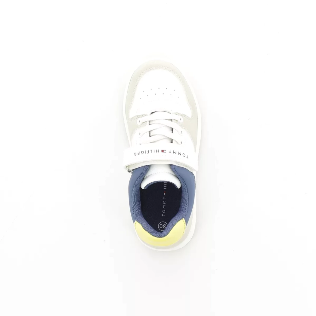 Image (6) de la chaussures Tommy Hilfiger - Baskets Blanc en Cuir synthétique