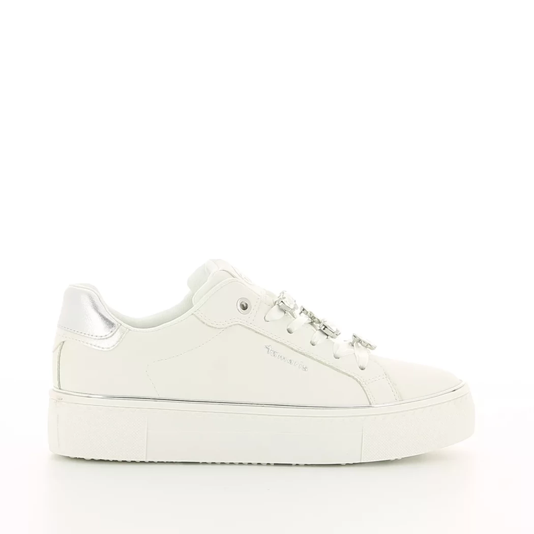 Image (2) de la chaussures Tamaris - Baskets Blanc en Cuir synthétique