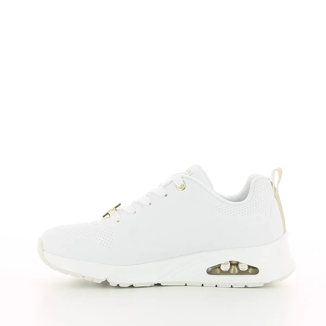 Image (4) de la chaussures Skechers - Baskets Blanc en Cuir synthétique
