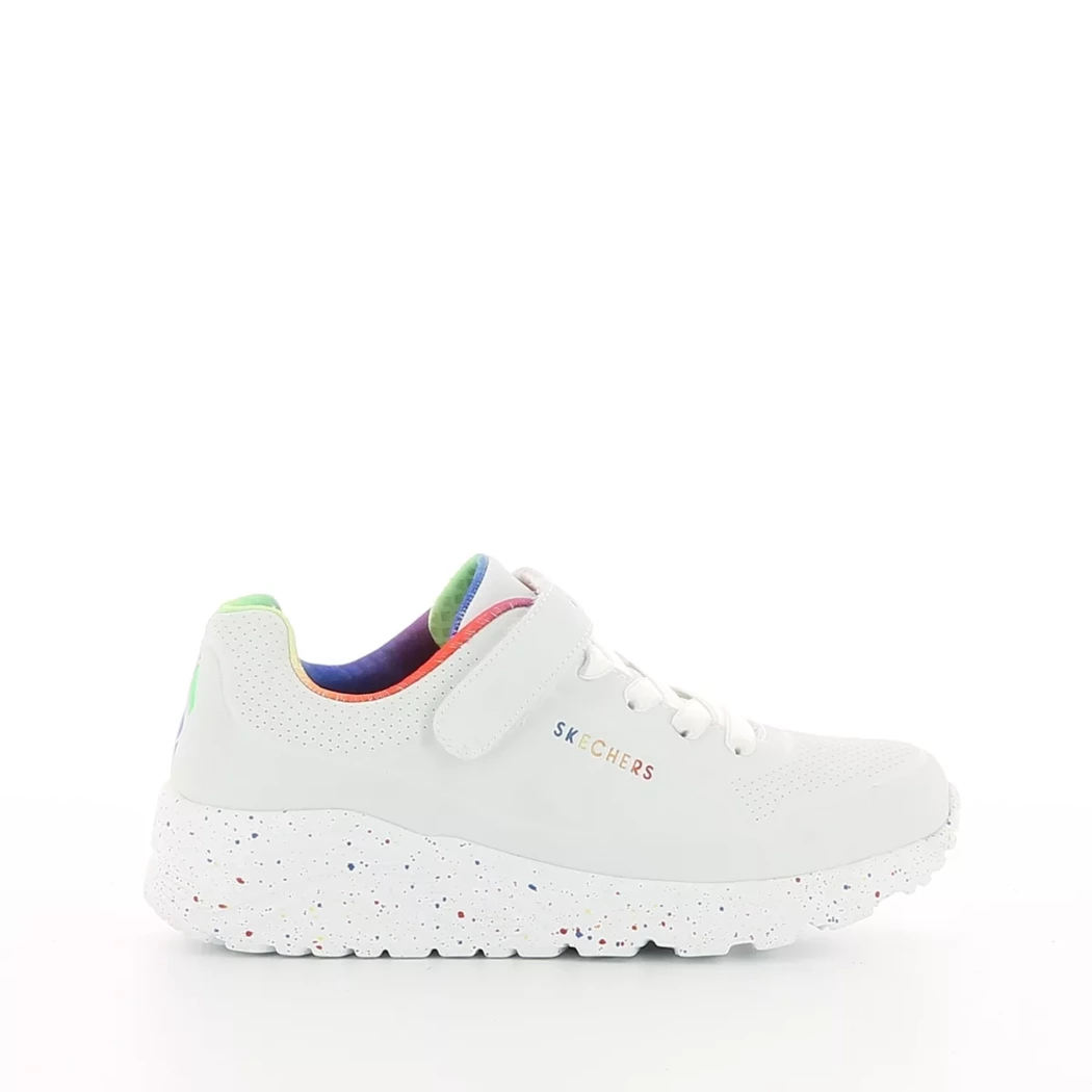 Image (2) de la chaussures Skechers - Baskets Blanc en Cuir synthétique