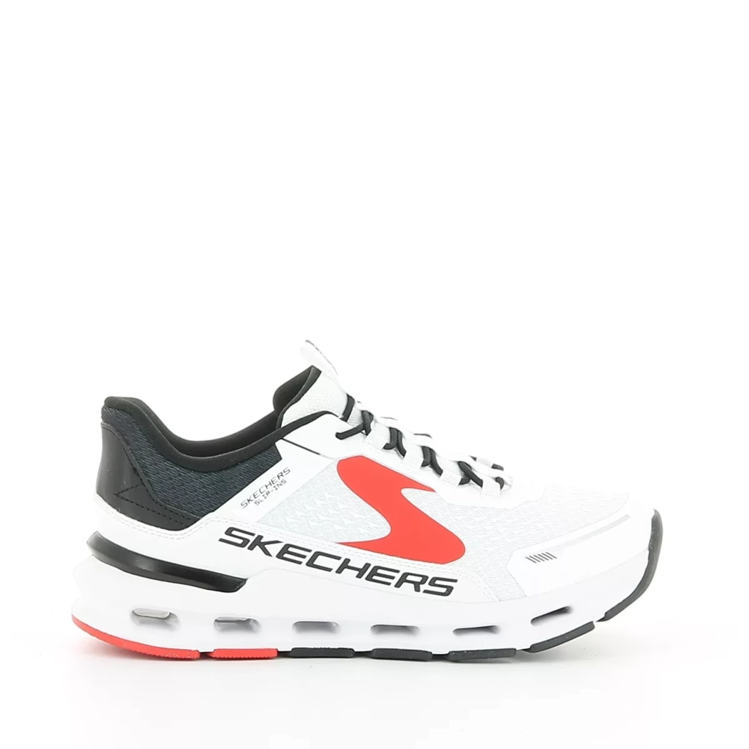 Image (2) de la chaussures Skechers - Baskets Blanc en Textile