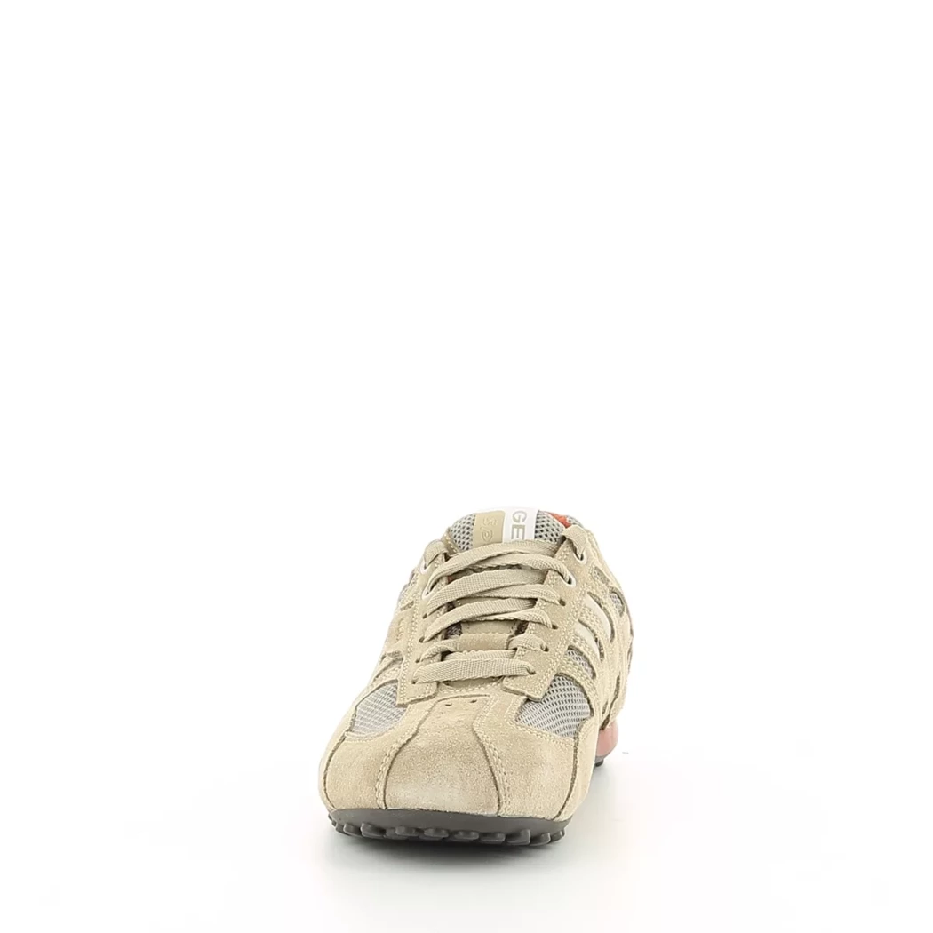 Image (5) de la chaussures Geox - Baskets Beige en Cuir nubuck