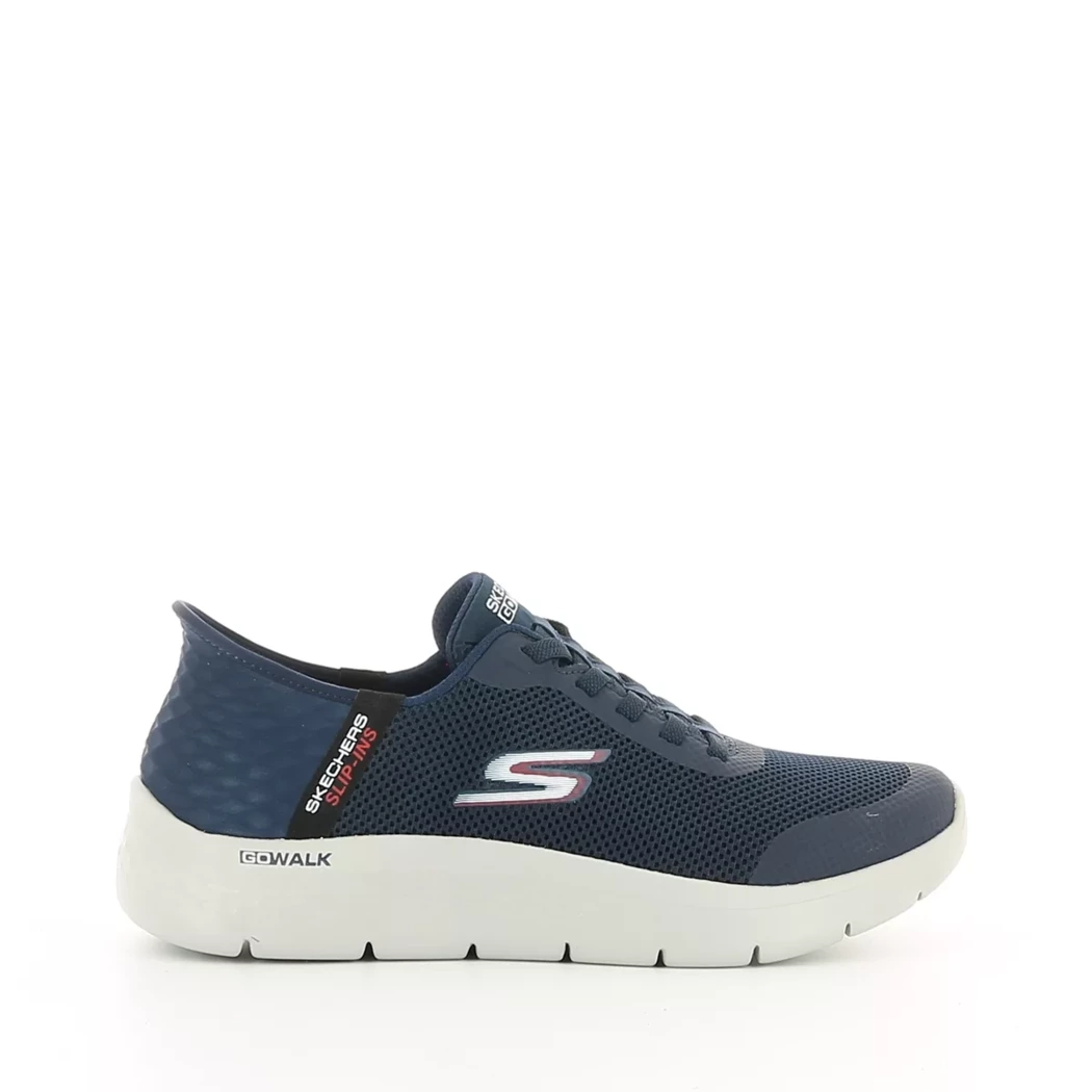 Image (2) de la chaussures Skechers - Baskets Bleu en Textile