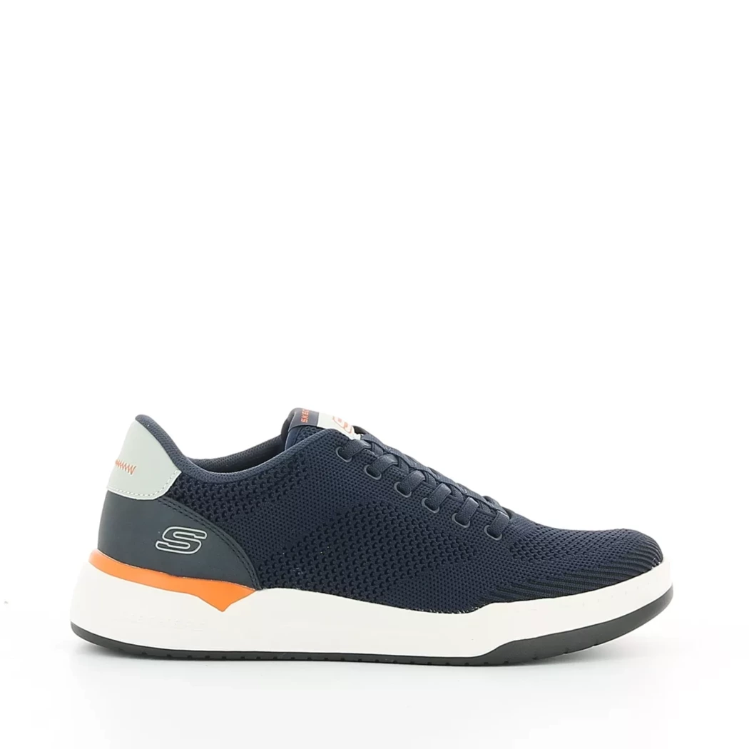 Image (2) de la chaussures Skechers - Baskets Bleu en Textile