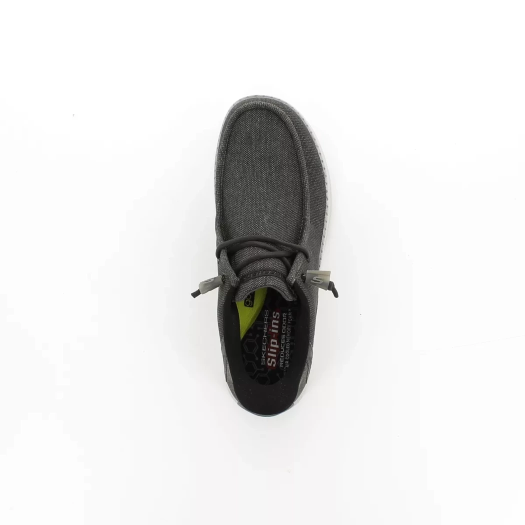Image (6) de la chaussures Skechers - Baskets Gris en Textile
