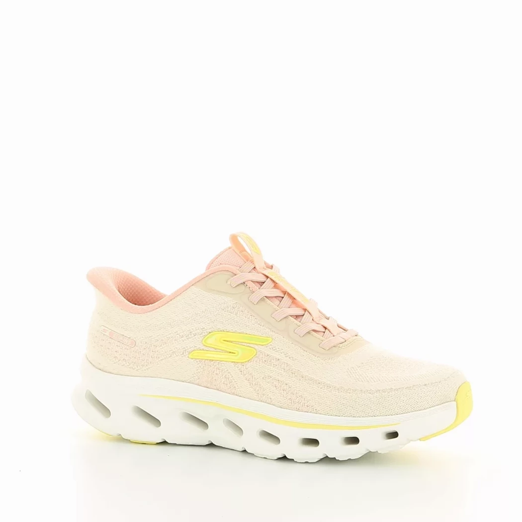 Image (1) de la chaussures Skechers - Baskets Beige en Textile