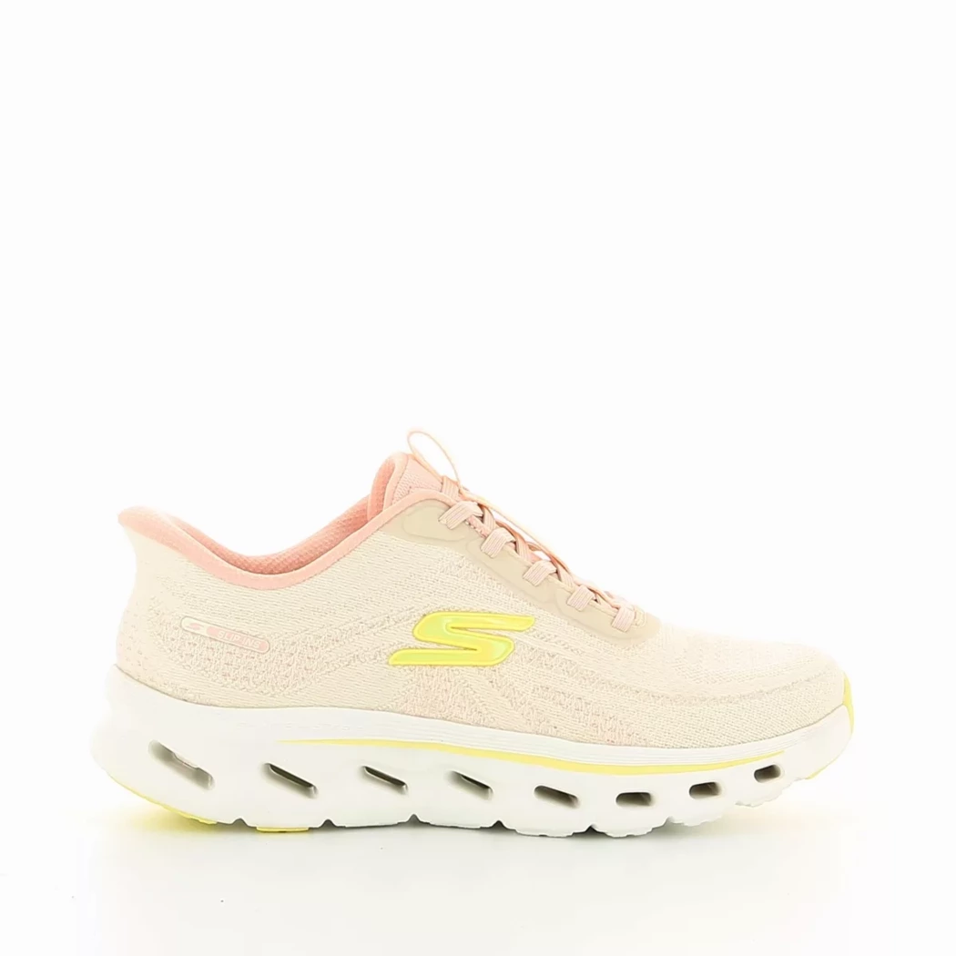 Image (2) de la chaussures Skechers - Baskets Beige en Textile