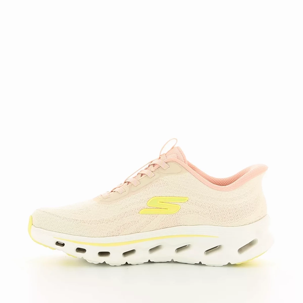 Image (4) de la chaussures Skechers - Baskets Beige en Textile