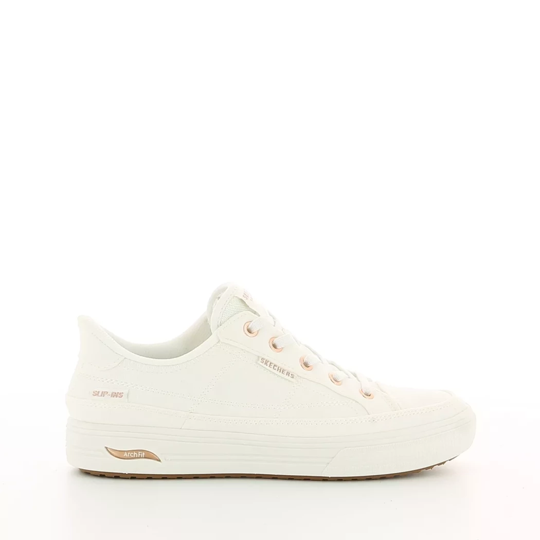 Image (2) de la chaussures Skechers - Baskets Blanc en Textile