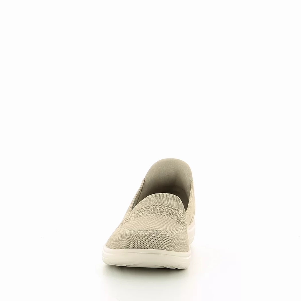 Image (5) de la chaussures Skechers - Ballerines Taupe en Textile