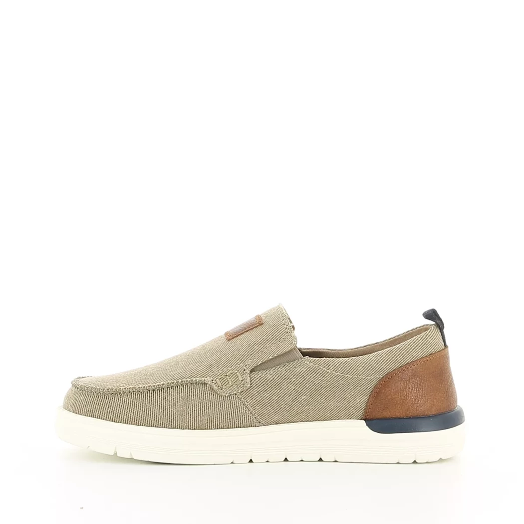 Image (4) de la chaussures Mustang - Mocassins Beige en Textile