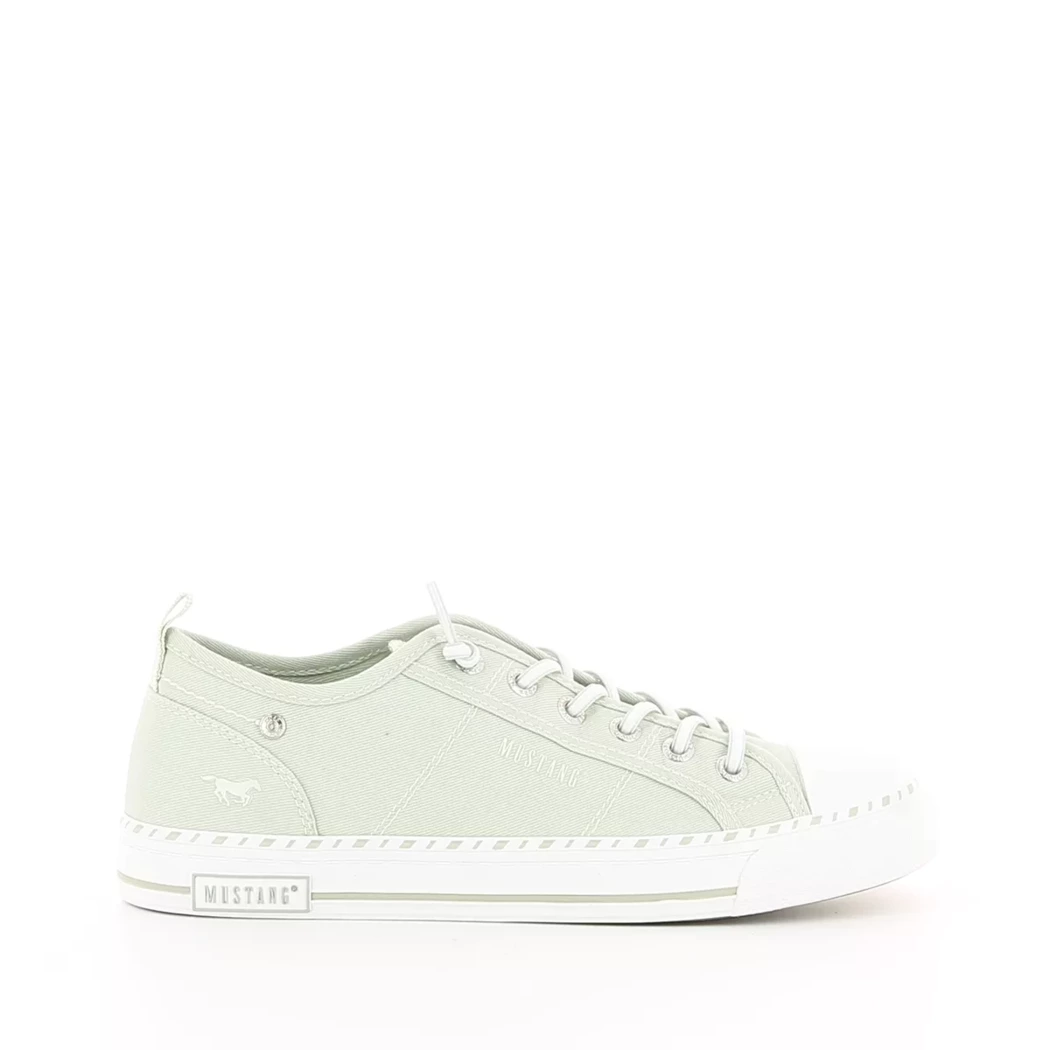 Image (2) de la chaussures Mustang - Baskets Vert en Textile