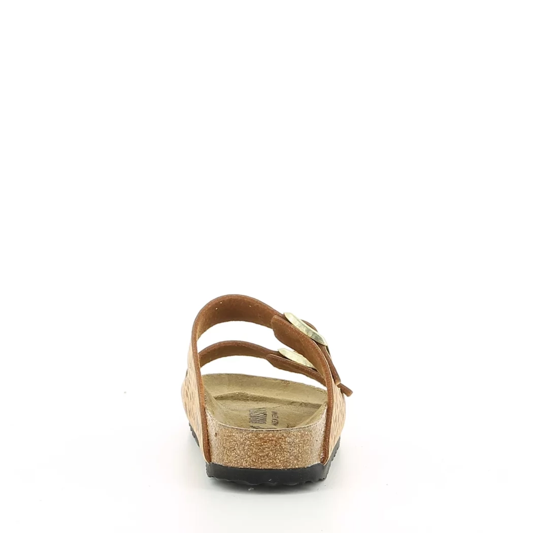 Image (3) de la chaussures Birkenstock - Mules et Sabots Cuir naturel / Cognac en Cuir synthétique