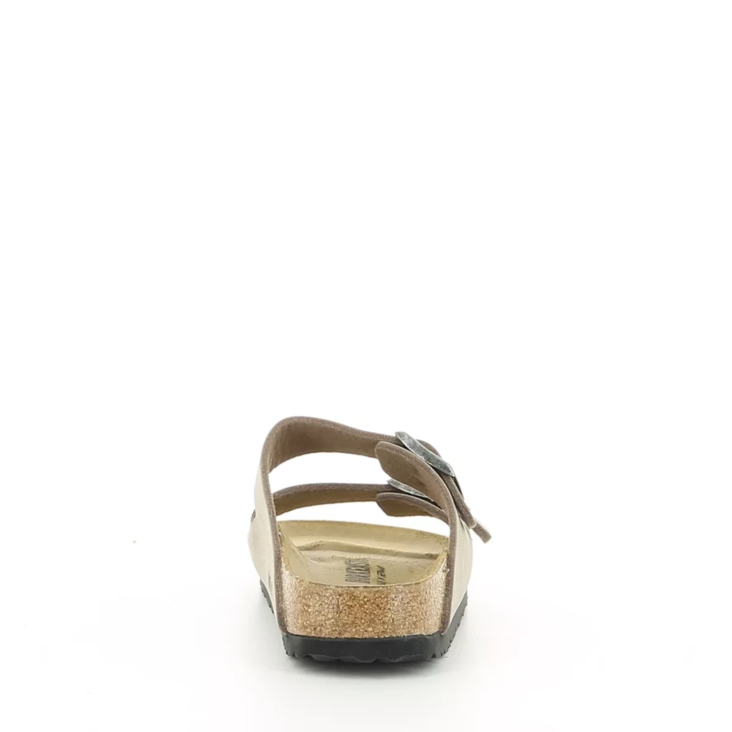 Image (3) de la chaussures Birkenstock - Mules et Sabots Taupe en Cuir nubuck