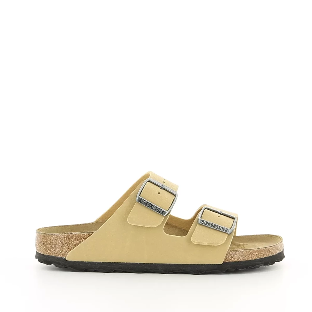 Image (2) de la chaussures Birkenstock - Mules et Sabots Beige en Cuir nubuck