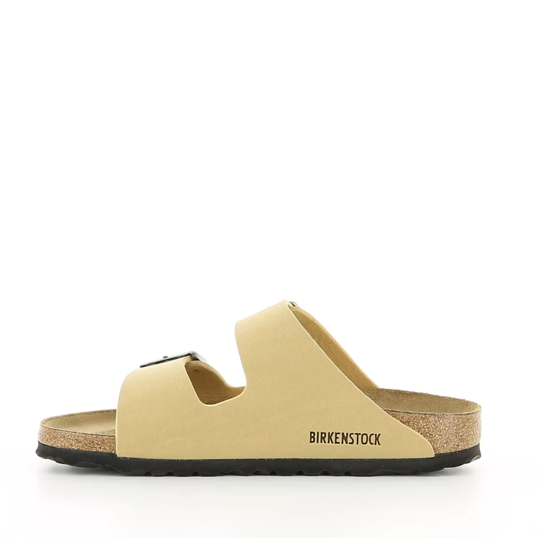 Image (4) de la chaussures Birkenstock - Mules et Sabots Beige en Cuir nubuck