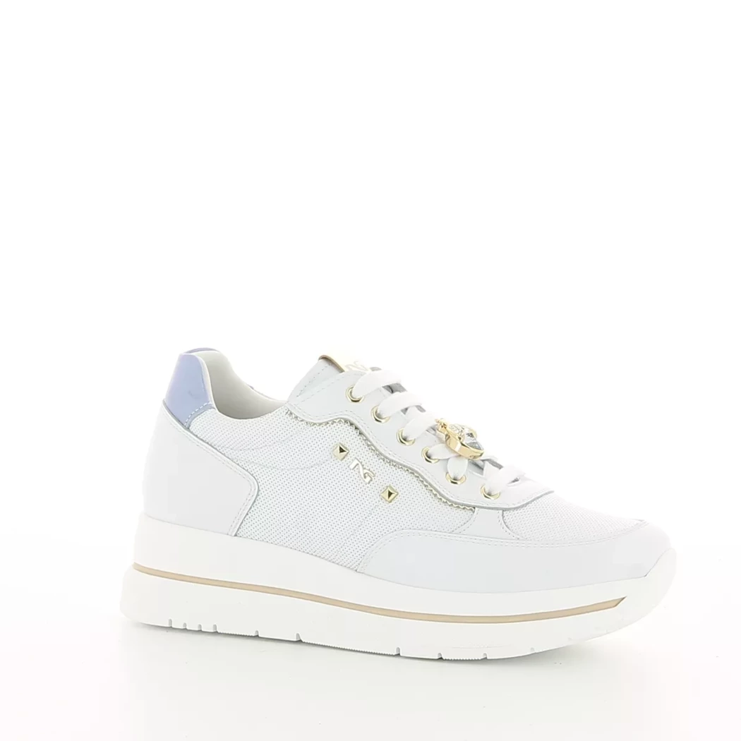 Image (1) de la chaussures Nero Giardini - Baskets Blanc en Cuir