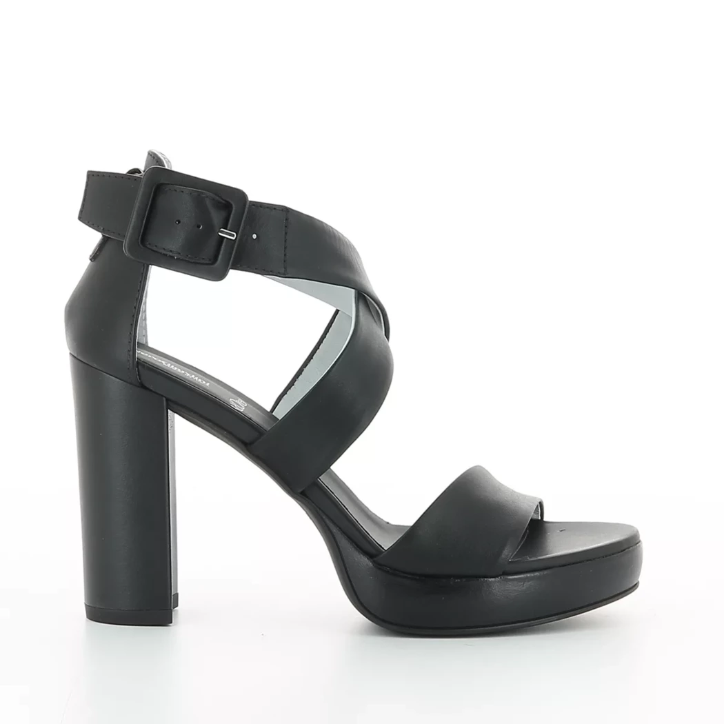 Image (2) de la chaussures Nero Giardini - Sandales et Nu-Pieds Noir en Cuir