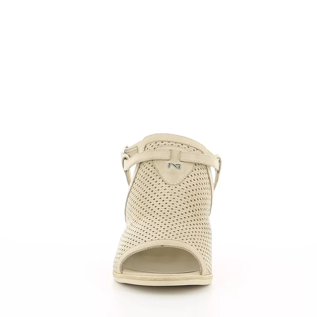 Image (5) de la chaussures Nero Giardini - Sandales et Nu-Pieds Beige en Cuir