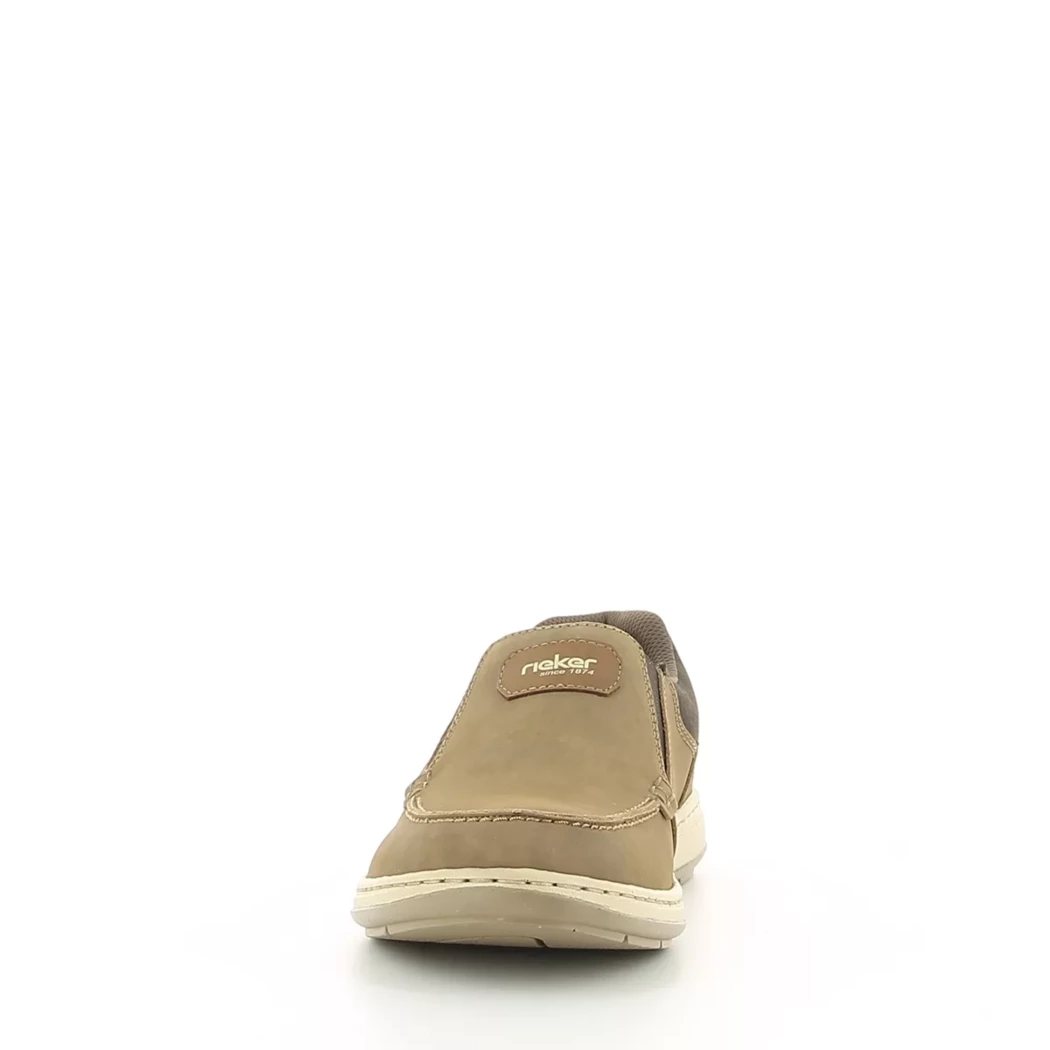 Image (5) de la chaussures Rieker - Mocassins Taupe en Cuir nubuck