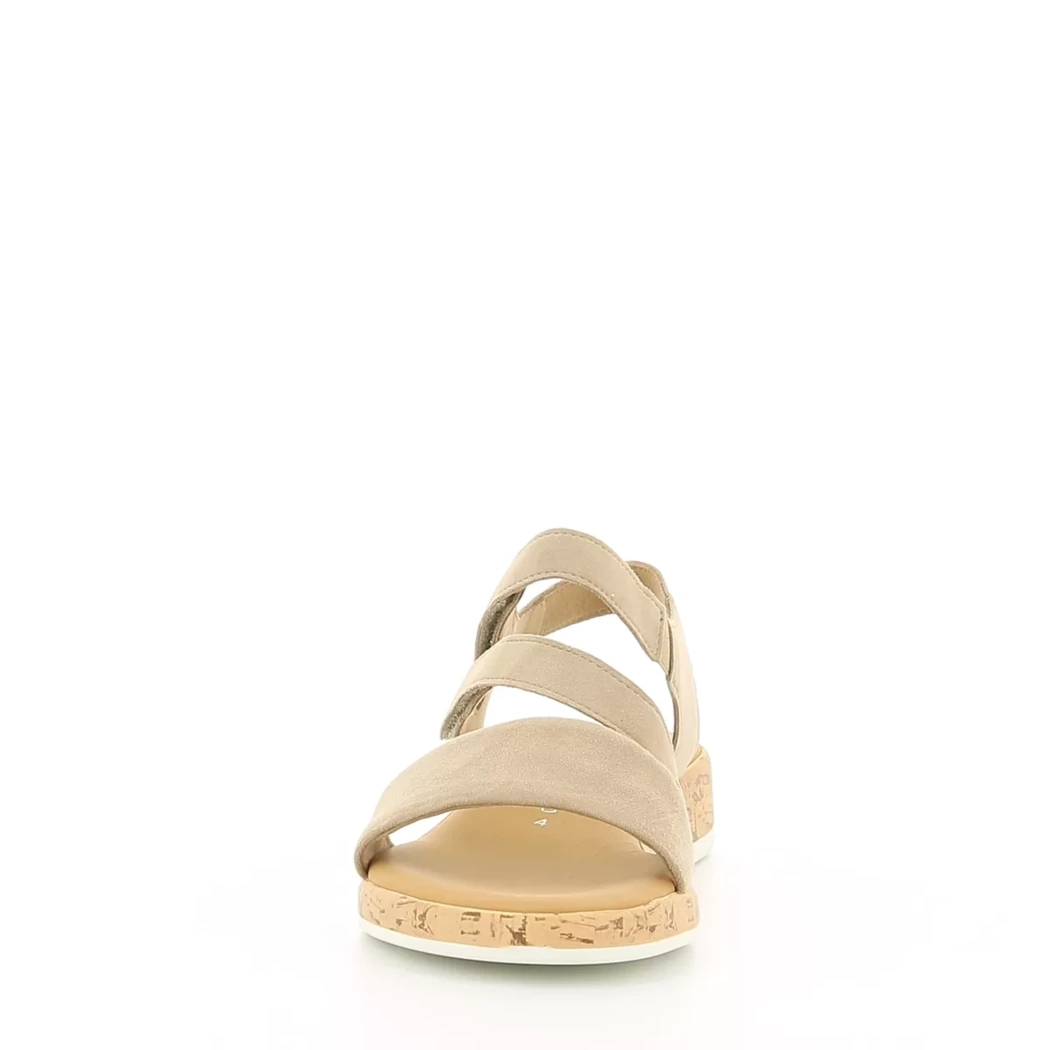 Image (5) de la chaussures Gabor - Sandales et Nu-Pieds Beige en Cuir nubuck