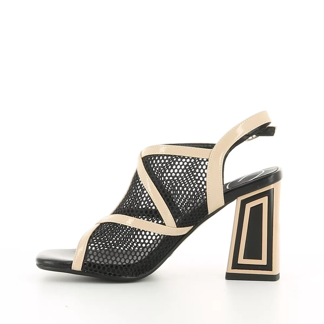 Image (4) de la chaussures Rock Away - Sandales et Nu-Pieds Noir en Textile