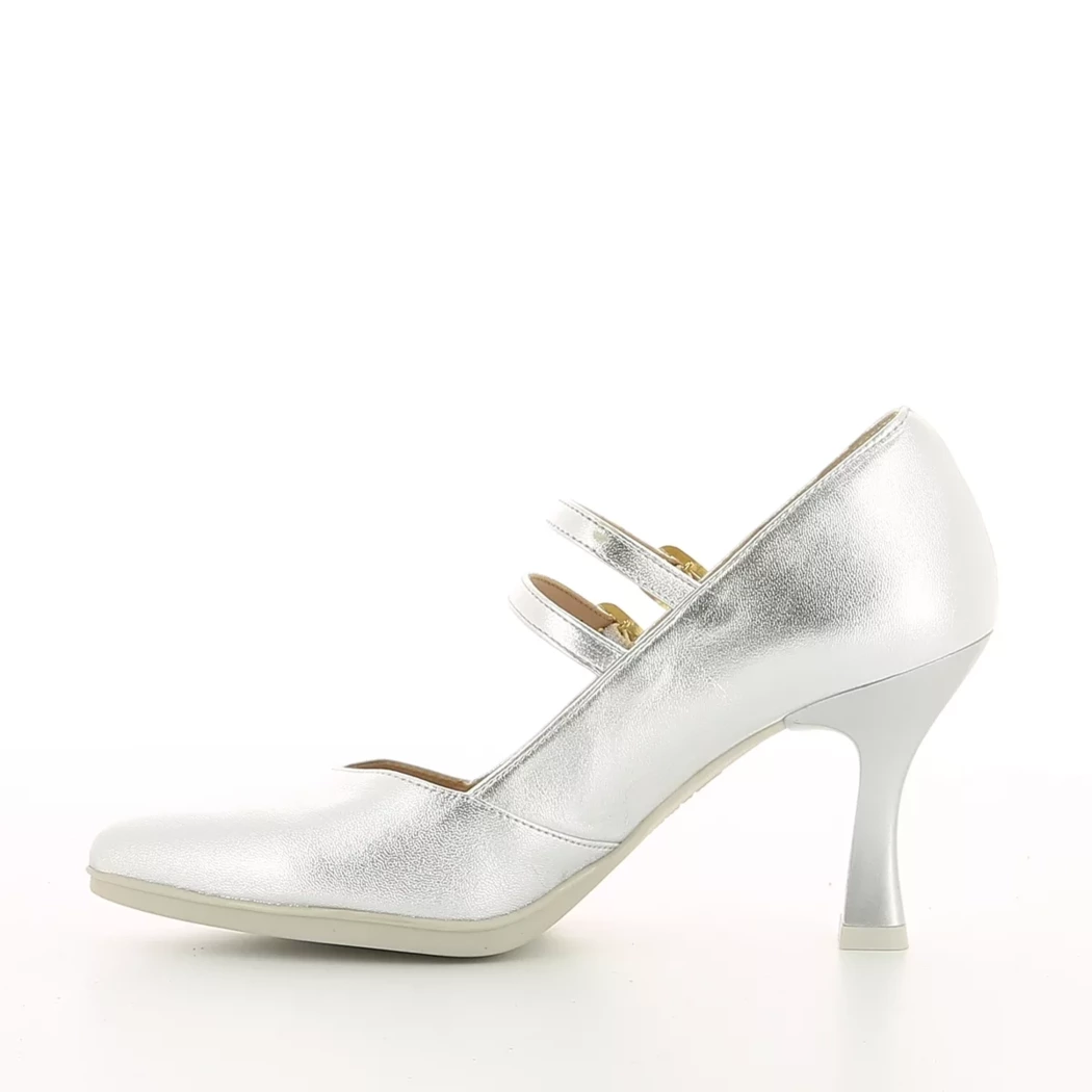 Image (4) de la chaussures Desiree - Escarpins Argent en Cuir