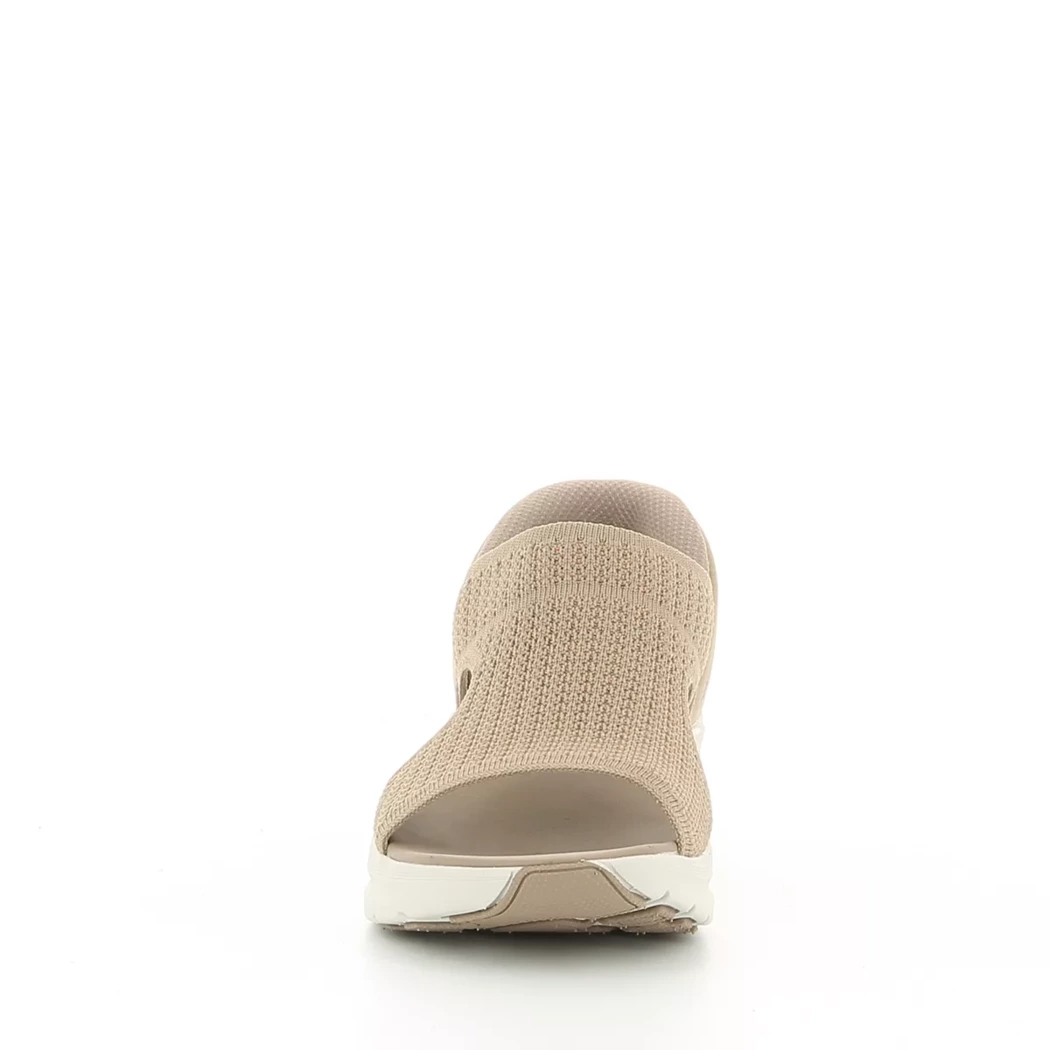 Image (5) de la chaussures Skechers - Sandales et Nu-Pieds Taupe en Textile