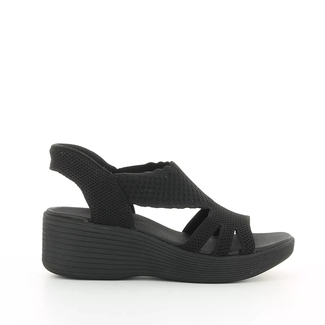 Image (2) de la chaussures Skechers - Sandales et Nu-Pieds Noir en Textile