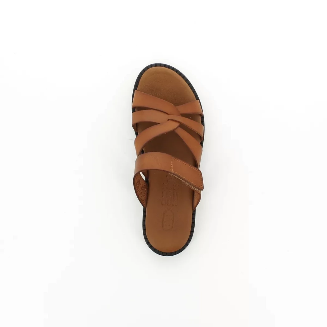 Image (6) de la chaussures Hee - Mules et Sabots Cuir naturel / Cognac en Cuir