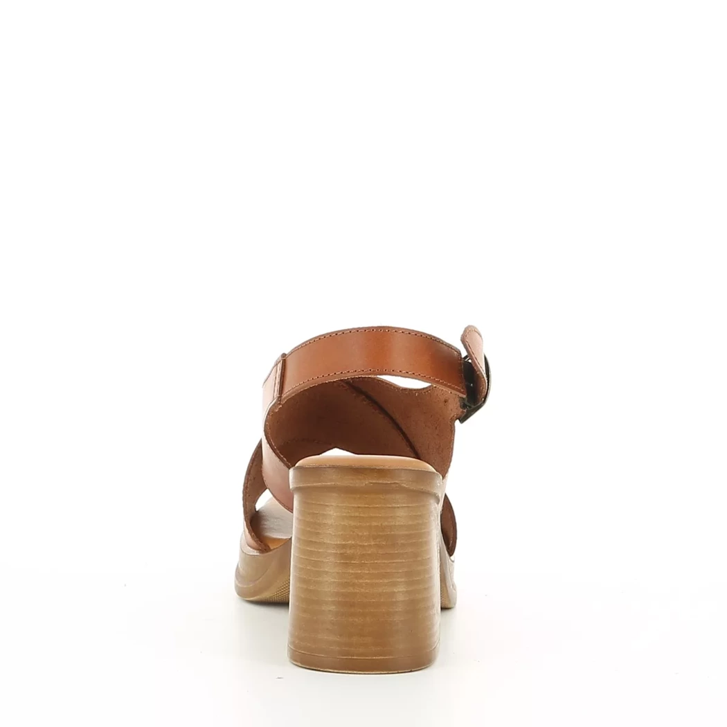 Image (3) de la chaussures Hee - Sandales et Nu-Pieds Cuir naturel / Cognac en Cuir