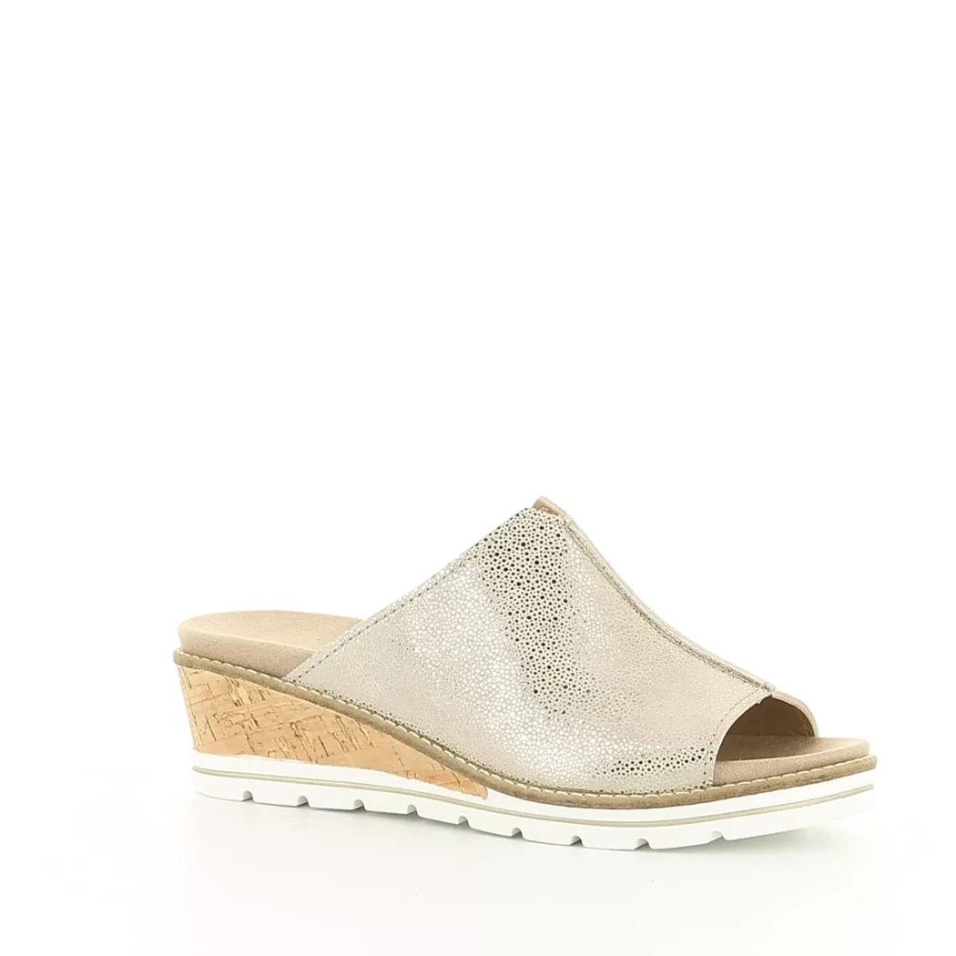 Image (1) de la chaussures Sens - Mules et Sabots Beige en Cuir nubuck