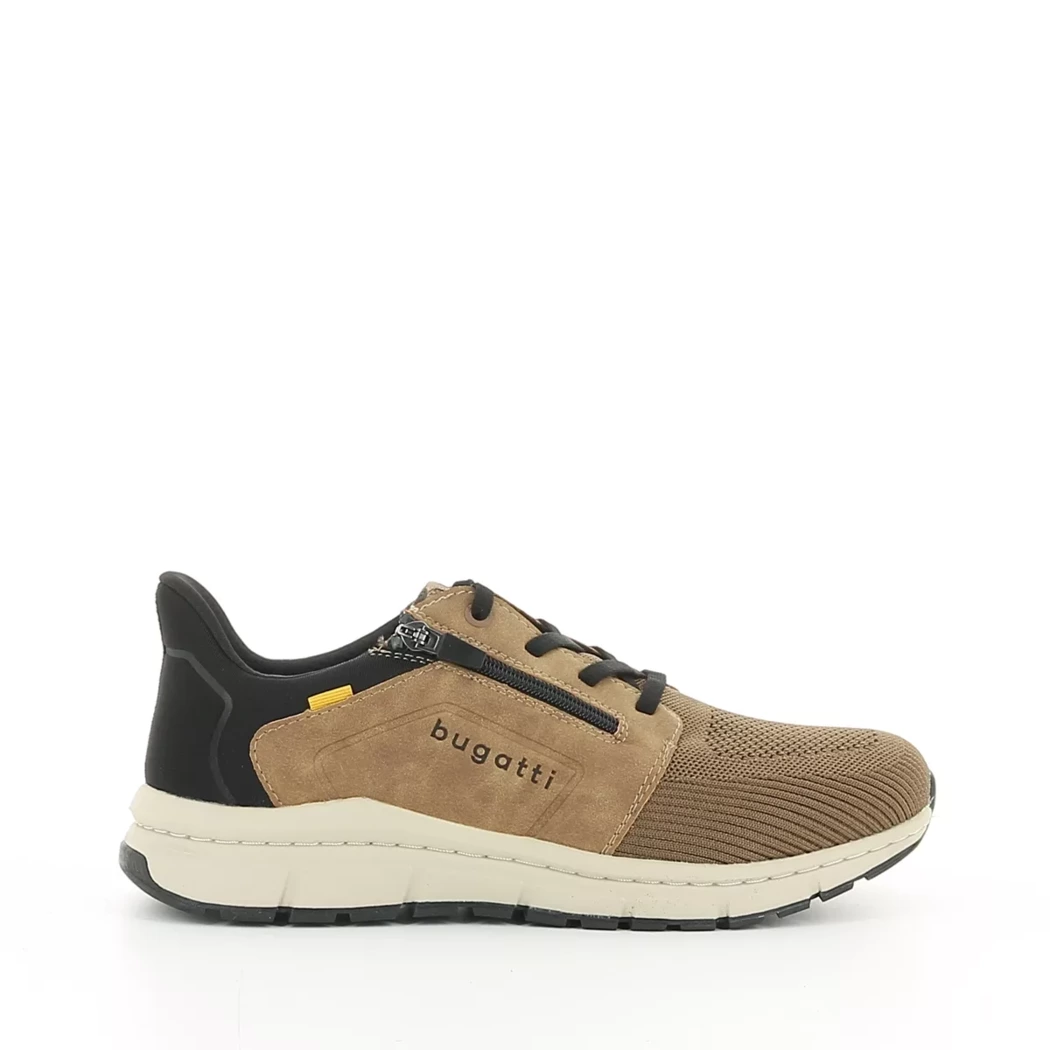 Image (2) de la chaussures Bugatti - Baskets Cuir naturel / Cognac en Textile