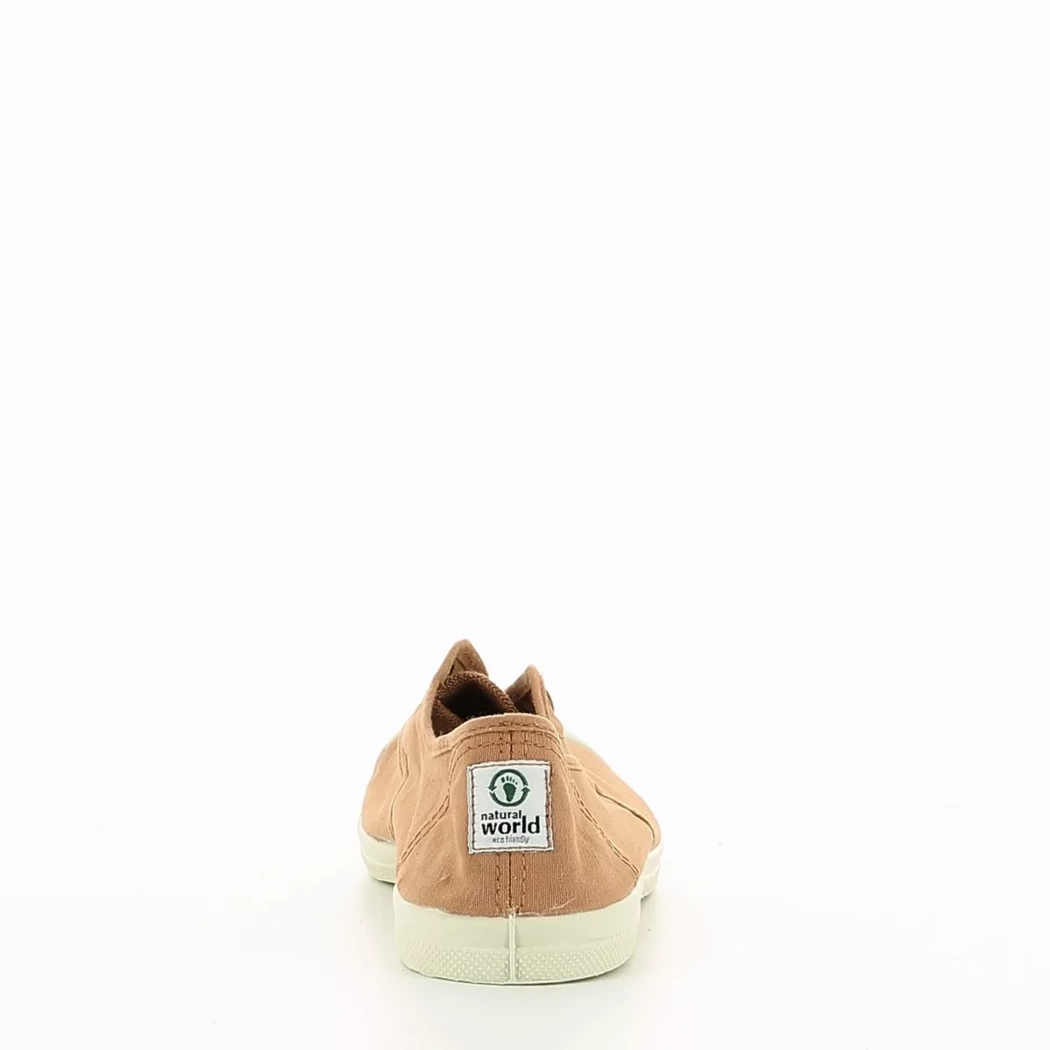 Image (3) de la chaussures Natural World - Baskets Taupe en Textile