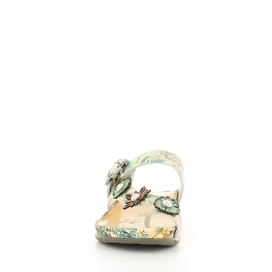 Image (5) de la chaussures Laura Vita - Mules et Sabots Multicolore en Cuir