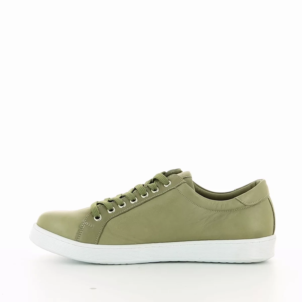 Image (4) de la chaussures Andrea Conti - Baskets Vert en Cuir