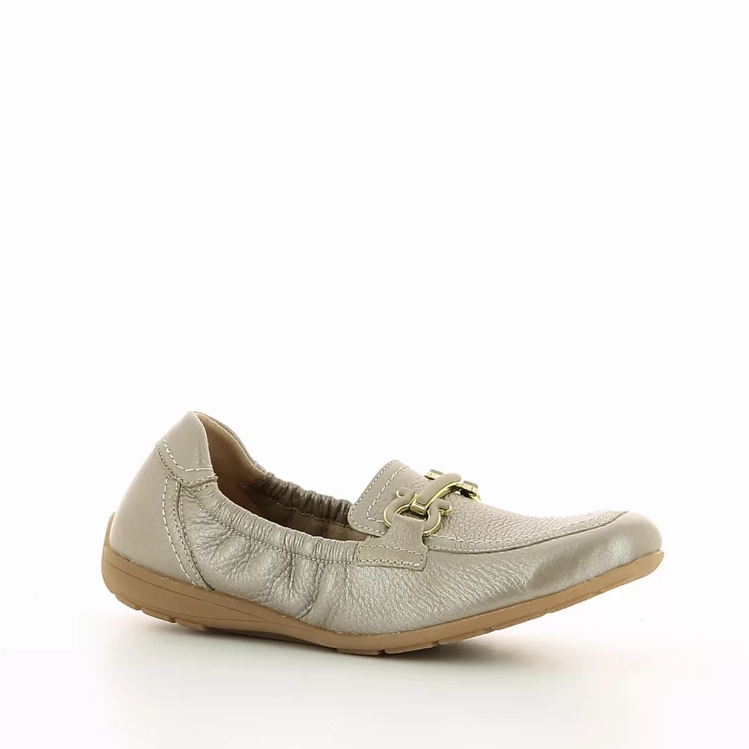 Image (1) de la chaussures Caprice - Mocassins Taupe en Cuir
