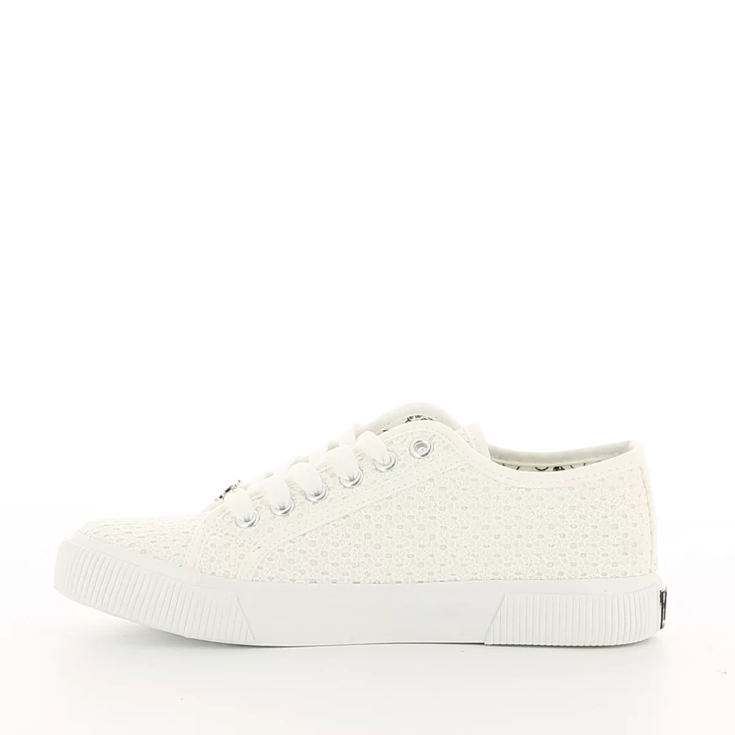 Image (4) de la chaussures Le Temps des Cerises - Baskets Blanc en Textile