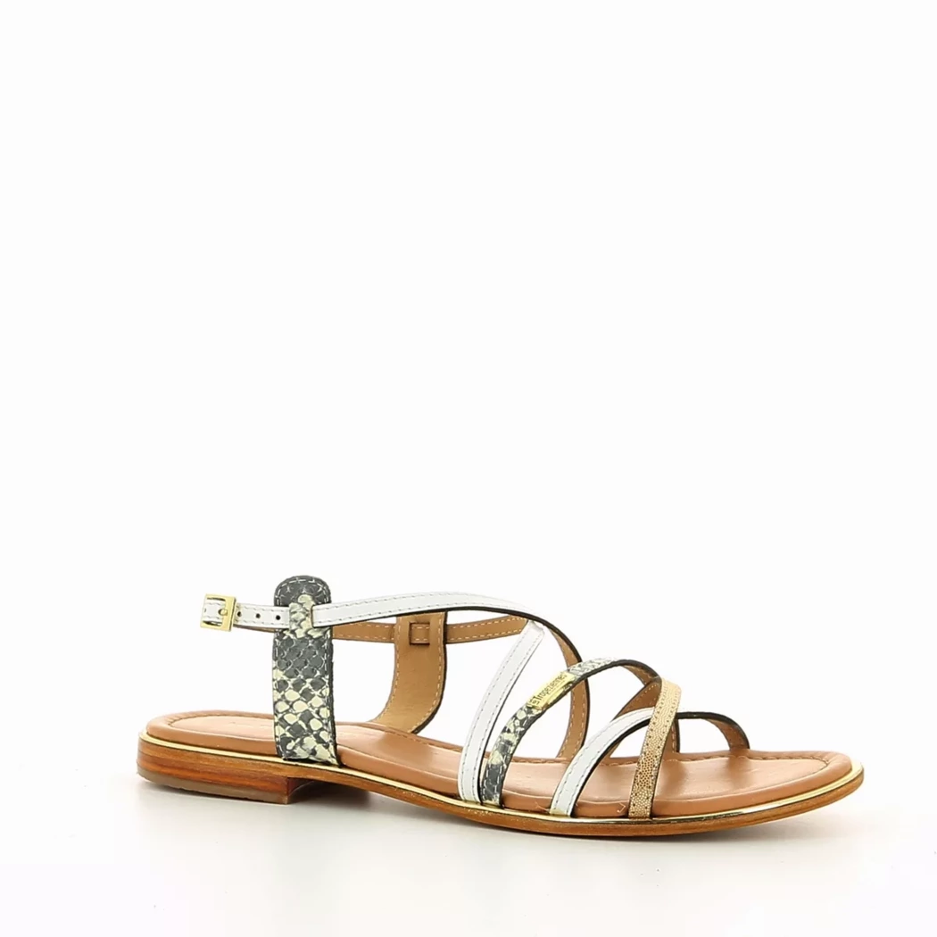 Image (1) de la chaussures Les Tropeziennes - Sandales et Nu-Pieds Blanc en Cuir