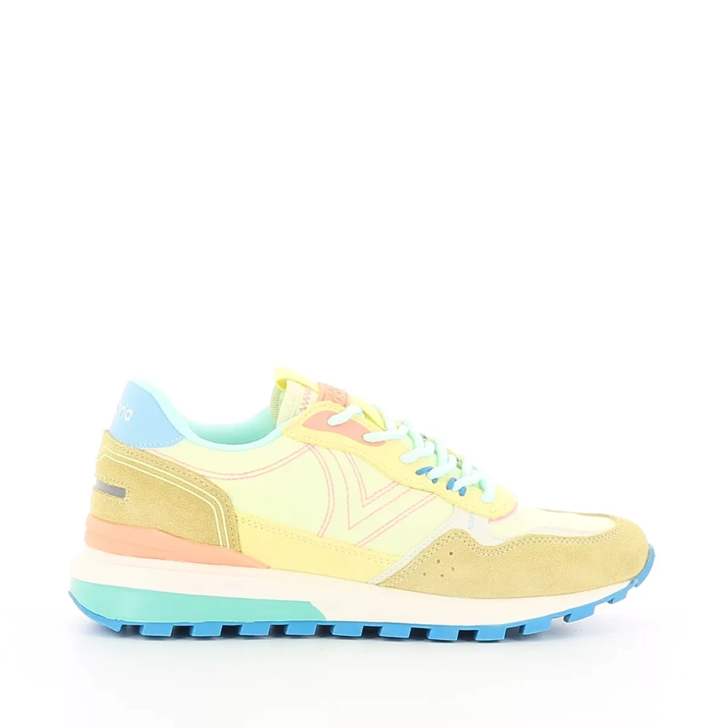 Image (2) de la chaussures Victoria - Baskets Jaune en Cuir nubuck